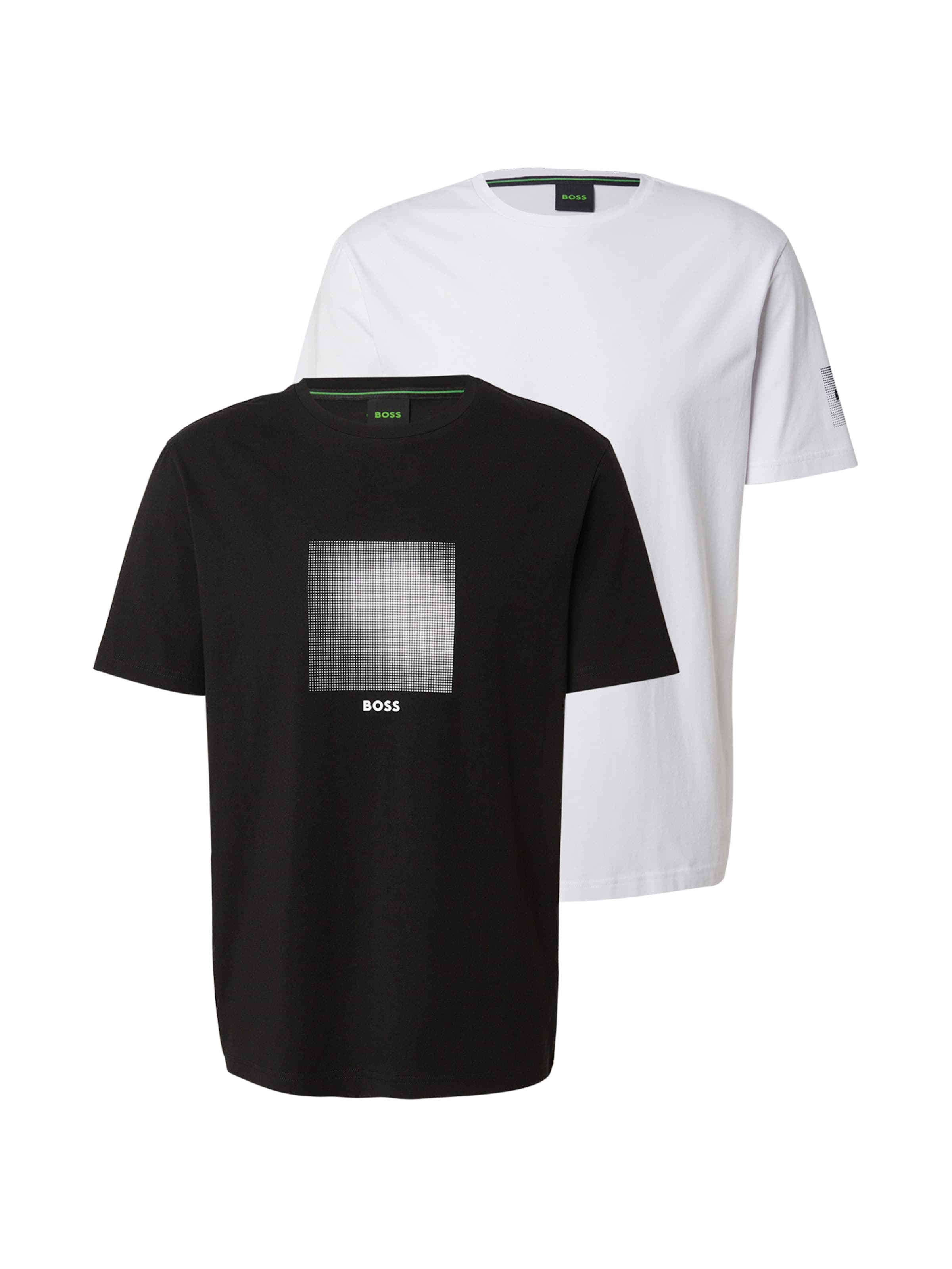 BOSS Majica | črna barva: sprednja stran