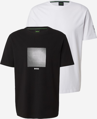 Marškinėliai iš BOSS, spalva – juoda / balta, Prekių apžvalga