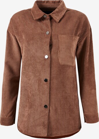 LELA Blouse in Brown: front