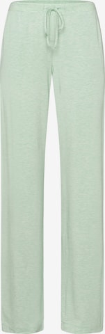 Hanro Pyjamabroek ' Natural Elegance ' in Groen: voorkant