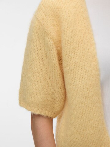 VERO MODA Knit cardigan 'VMMAYBE' in Yellow