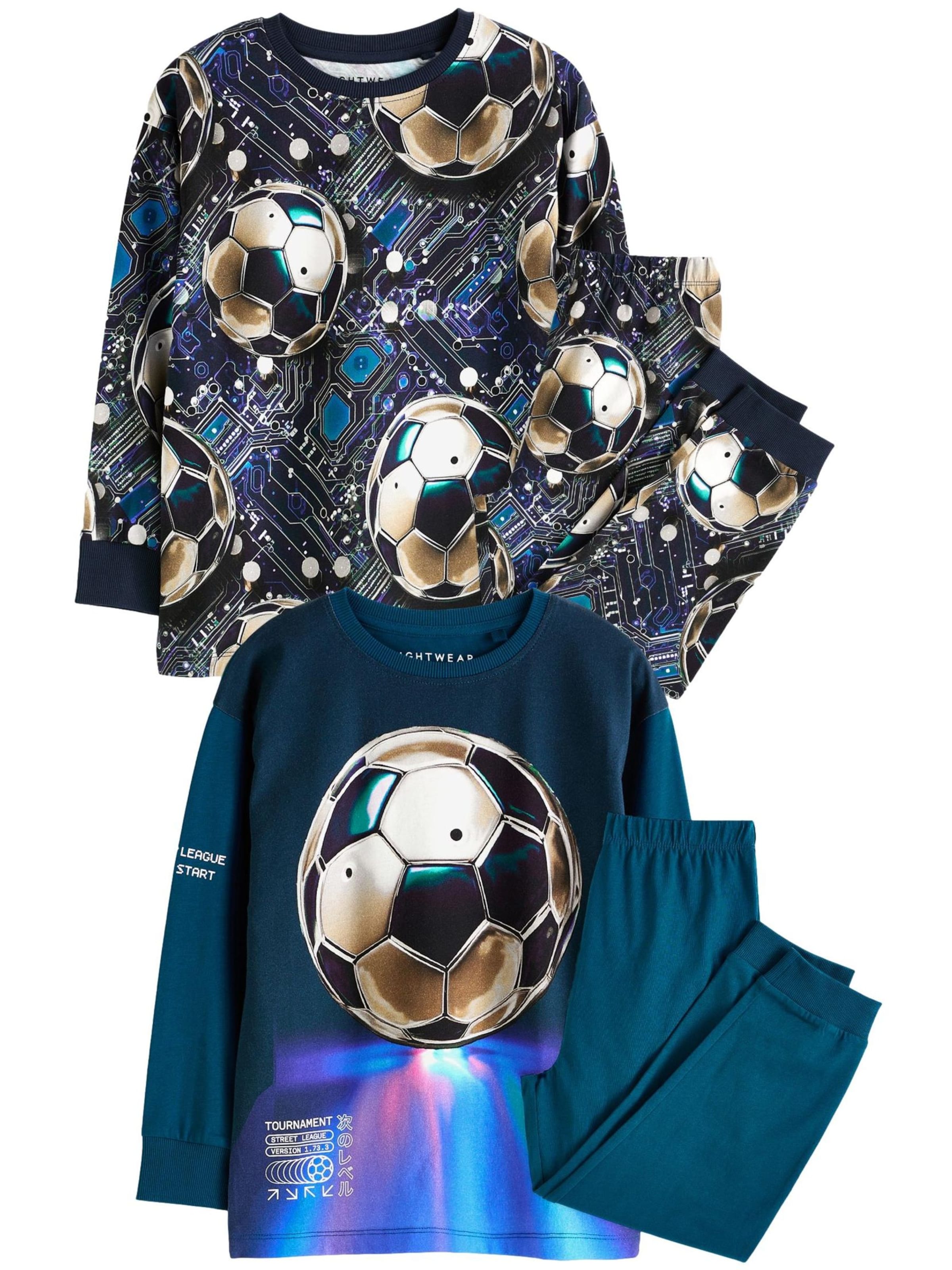 Next Schlafanzug in Blau: Vorderseite