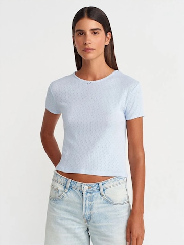 Maglietta di Dilvin in blu: frontale