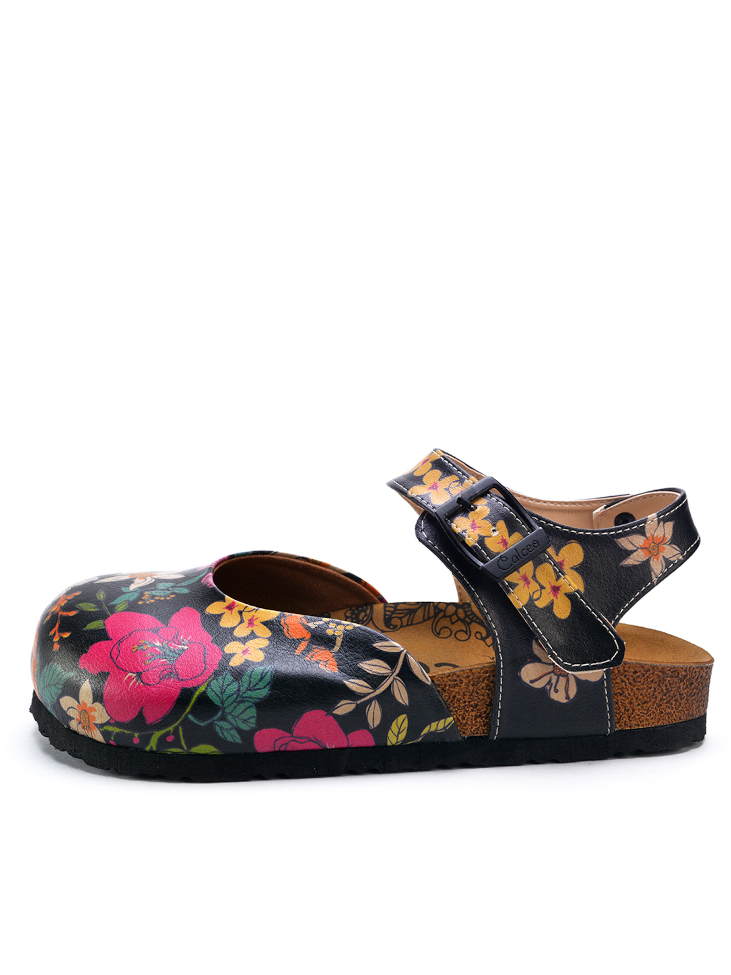 Goby Clogs 'CAL1609'‌‌‌‌‌‌‌‌ in Mischfarben: Vorderseite