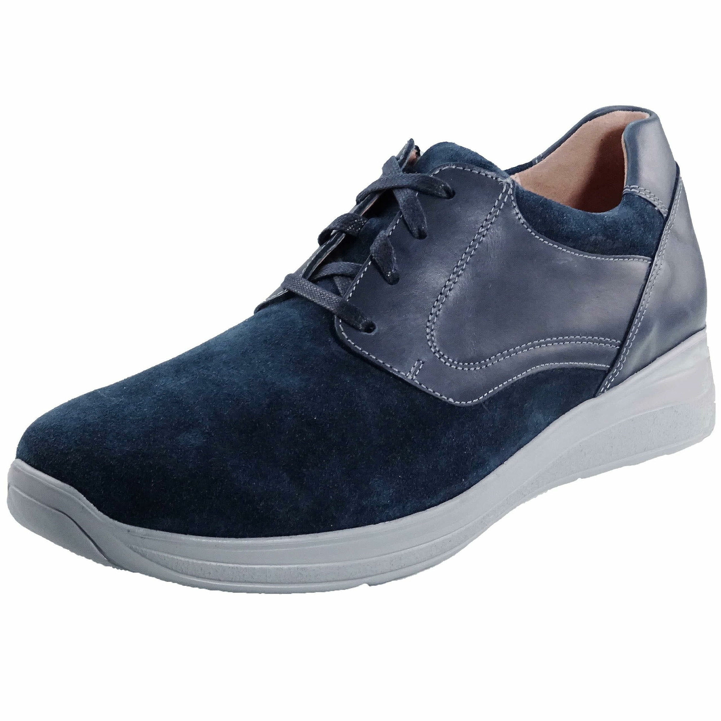 Ganter Athletic lace-up shoe in Blue: front