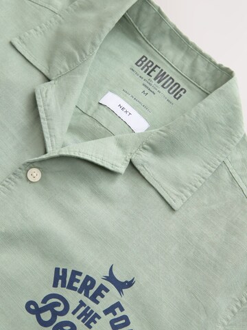 Next Regular Fit Hemd in Grün