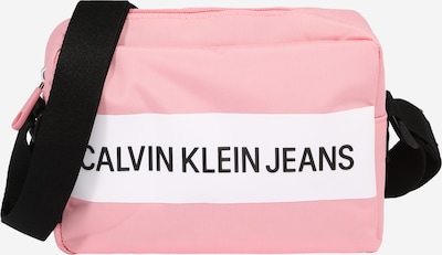 Calvin Klein Jeans Schoudertas in de kleur Rosa / Zwart / Wit, Productweergave