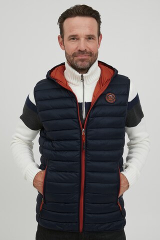 Gilet 'Bendik' di FQ1924 in blu: frontale