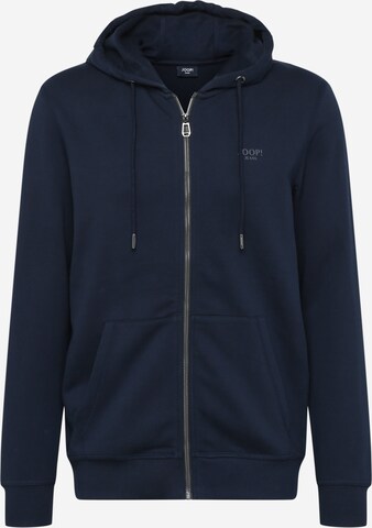 JOOP! Jeans Zip-Up Hoodie 'Salvatore' in Blue: front