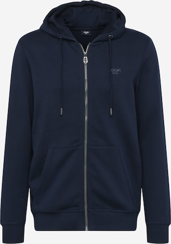 JOOP! Jeans Zip-Up Hoodie 'Salvatore' in Blue: front