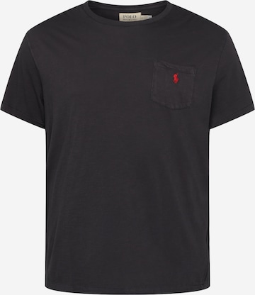 Polo Ralph Lauren Big & Tall Shirt in Black: front