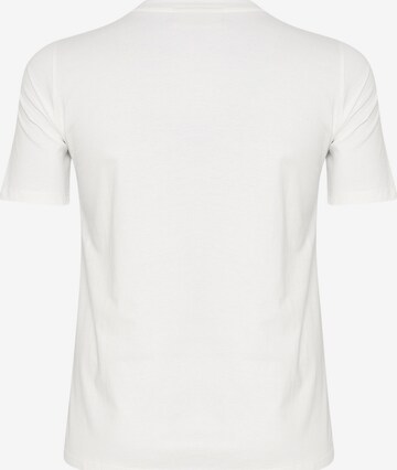 KAFFE CURVE T-shirt 'Hella' i vit