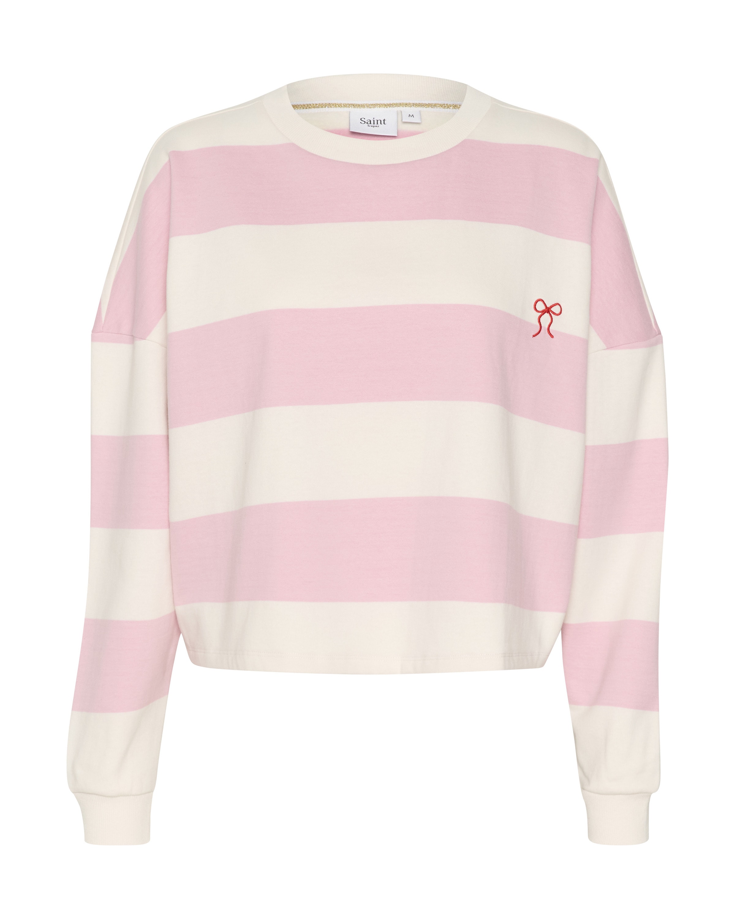 SAINT TROPEZ Sweatshirt in Roze: voorkant