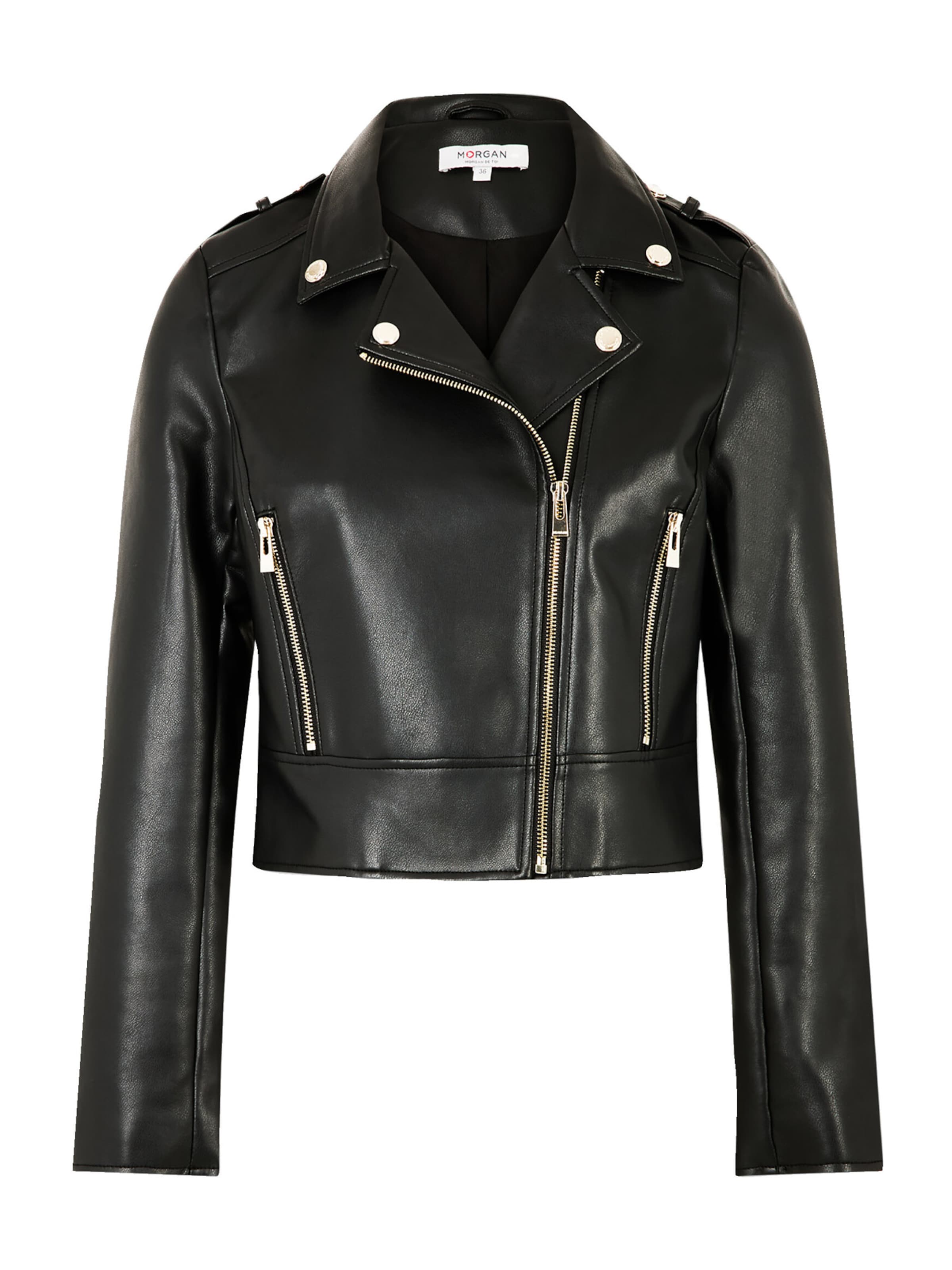 Morgan Φθινοπωρινό και ανοιξιάτικο μπουφάν '242-GZOOM' σε μαύρο: μπροστά