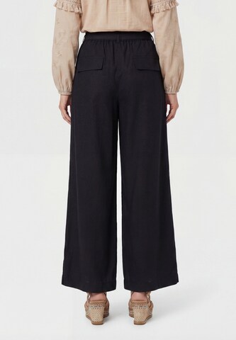 Wide Leg Pantalon usha FESTIVAL en noir