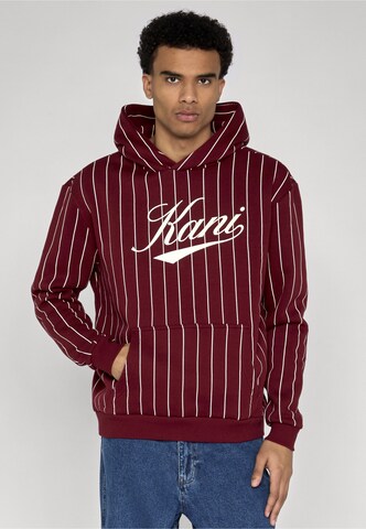Karl Kani Sweatshirt in Rood: voorkant