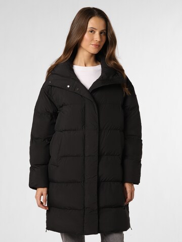 Manteau d’hiver 'Hileni' OPUS en noir : devant