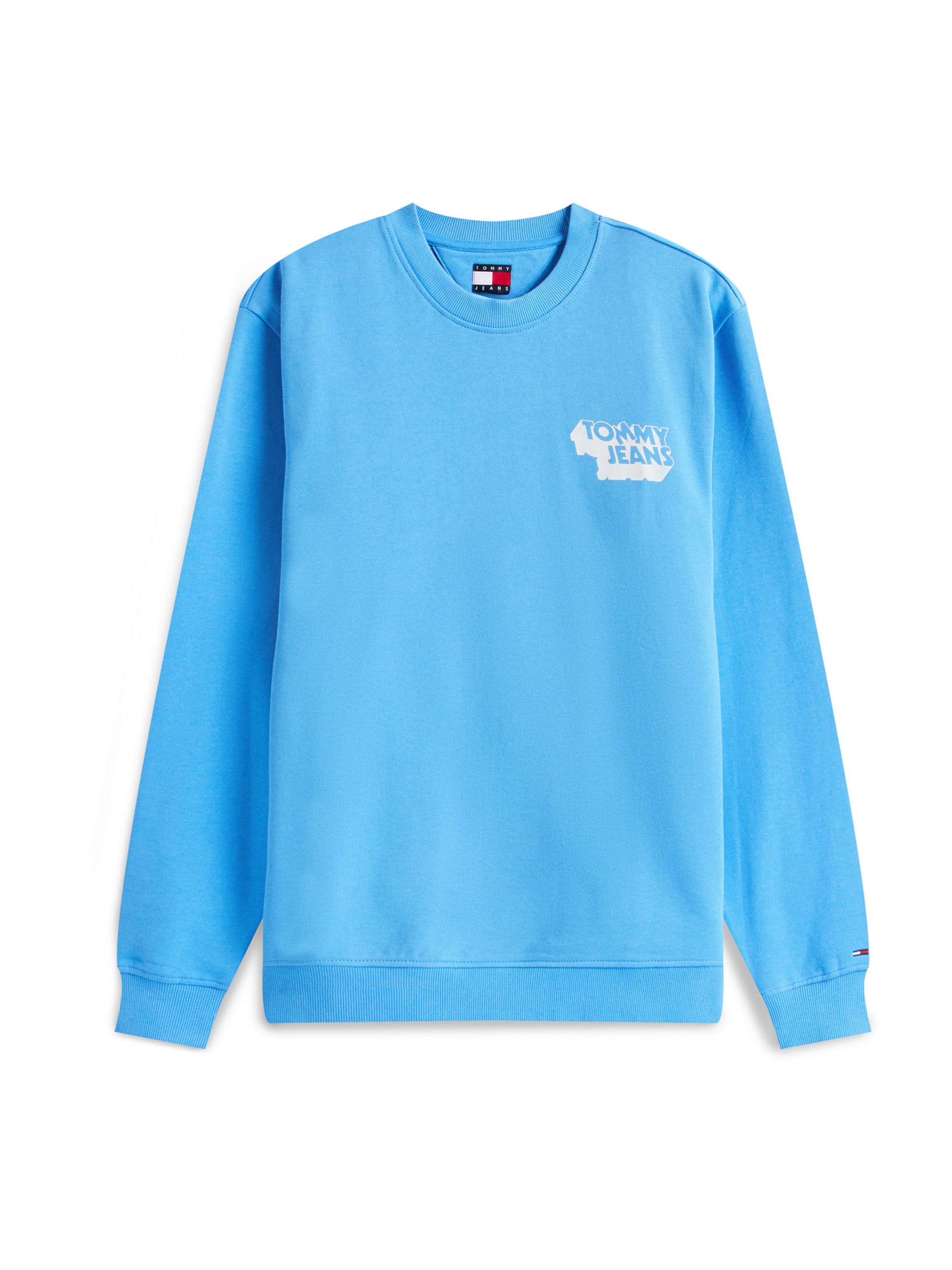 Tommy Jeans Sweatshirt i blå: forside