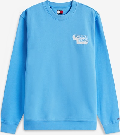 Tommy Jeans Sweater majica u nebesko plava / bijela, Pregled proizvoda