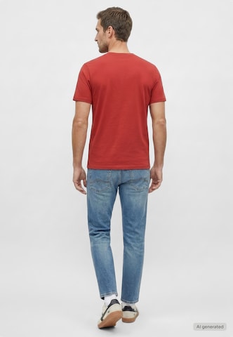 MUSTANG Shirt ' Austin ' in Rot
