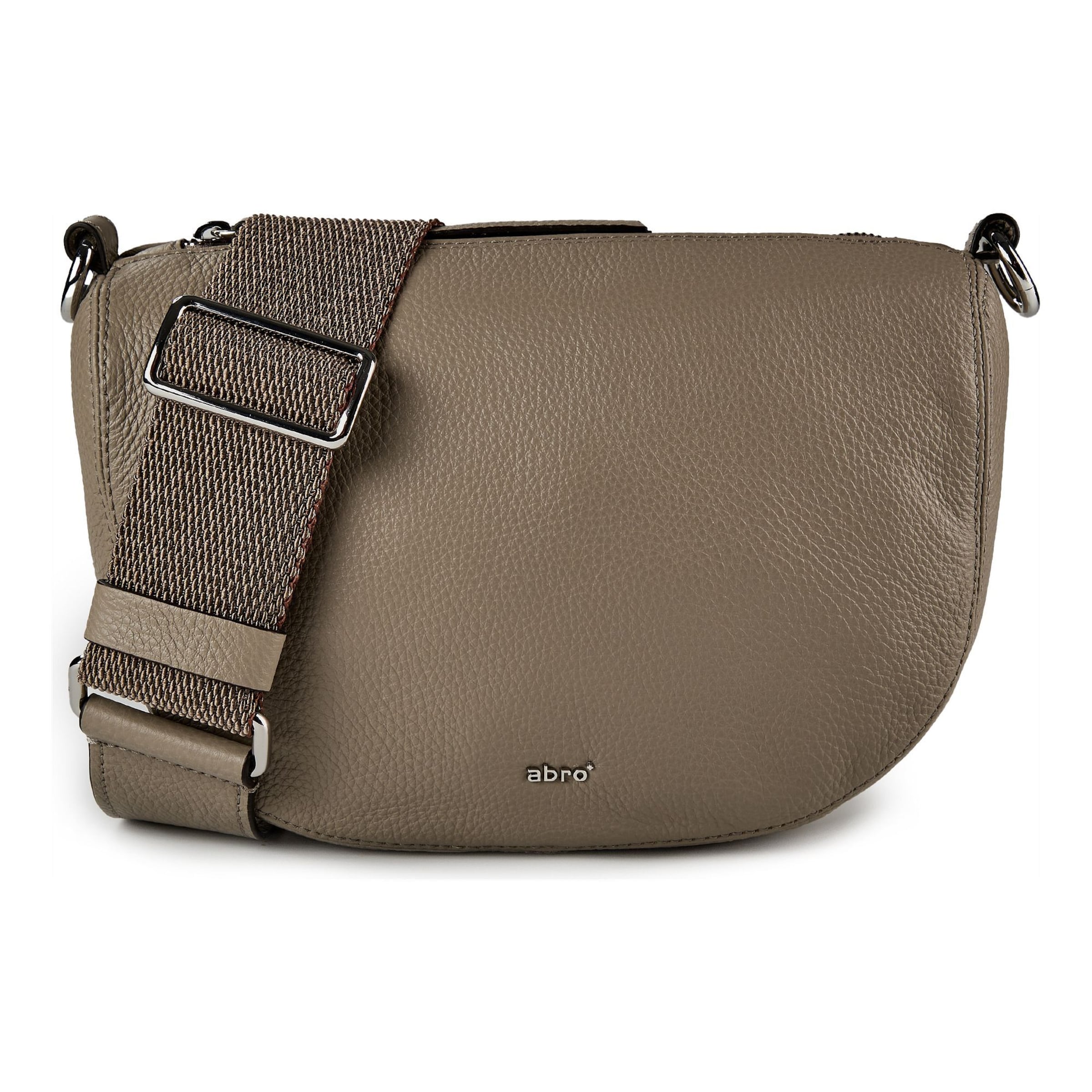 ABRO Schoudertas 'Mina' in Bruin: voorkant