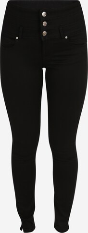 Only Petite Slim fit Jeans 'ROYAL' in Black: front