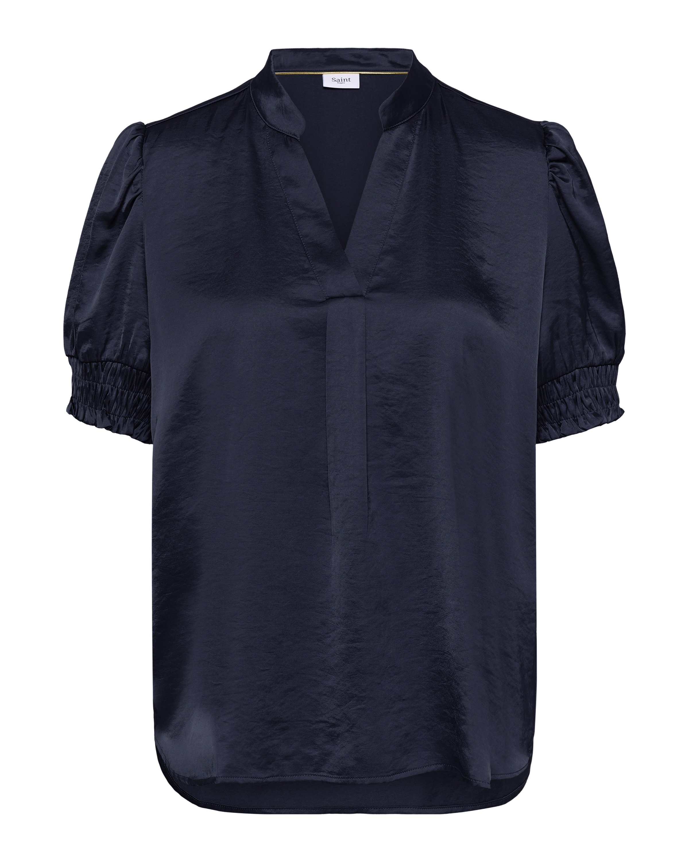 SAINT TROPEZ Bluse 'Panan' in Blau: Vorderseite