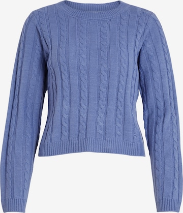 VILA Sweater 'Lama' in Blue: front