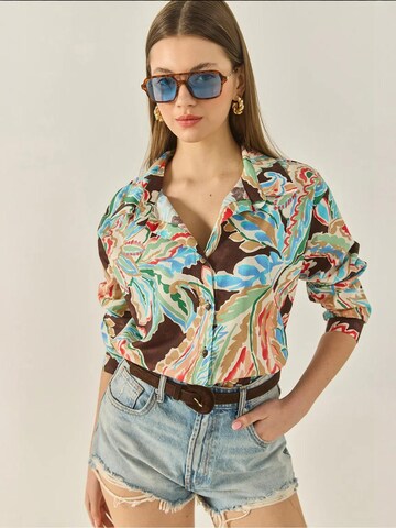 Bianco Lucci Bluse in Mischfarben