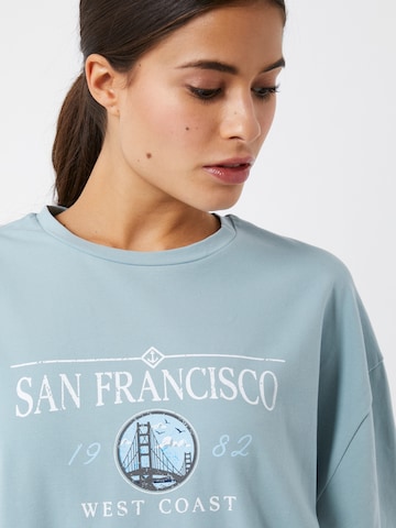 T-shirt 'San Fran' Miss Selfridge en bleu
