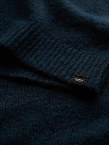 Superdry Gebreide jurk in Blauw
