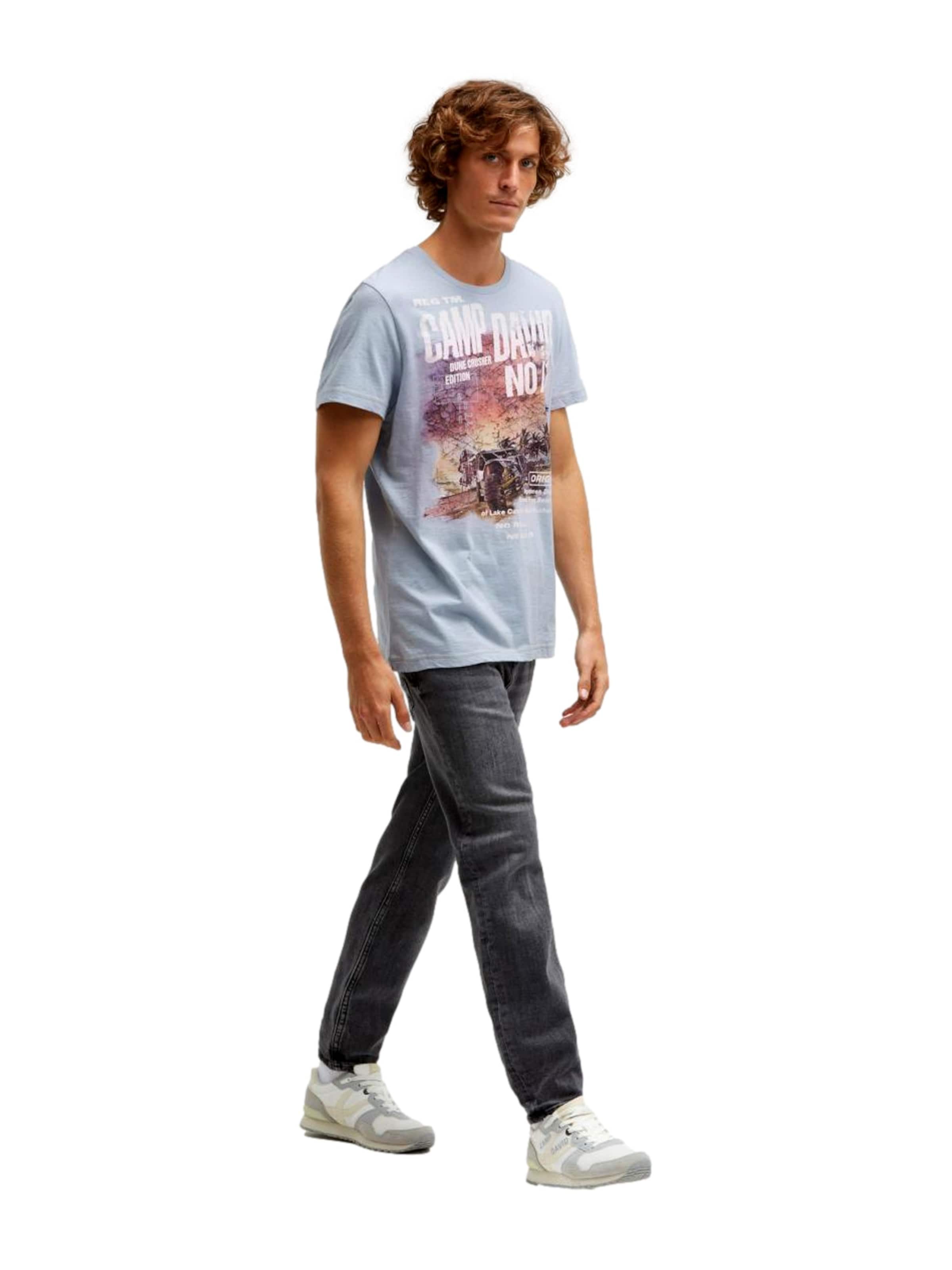 CAMP DAVID Shirt 'Dune Crusher' in Blue