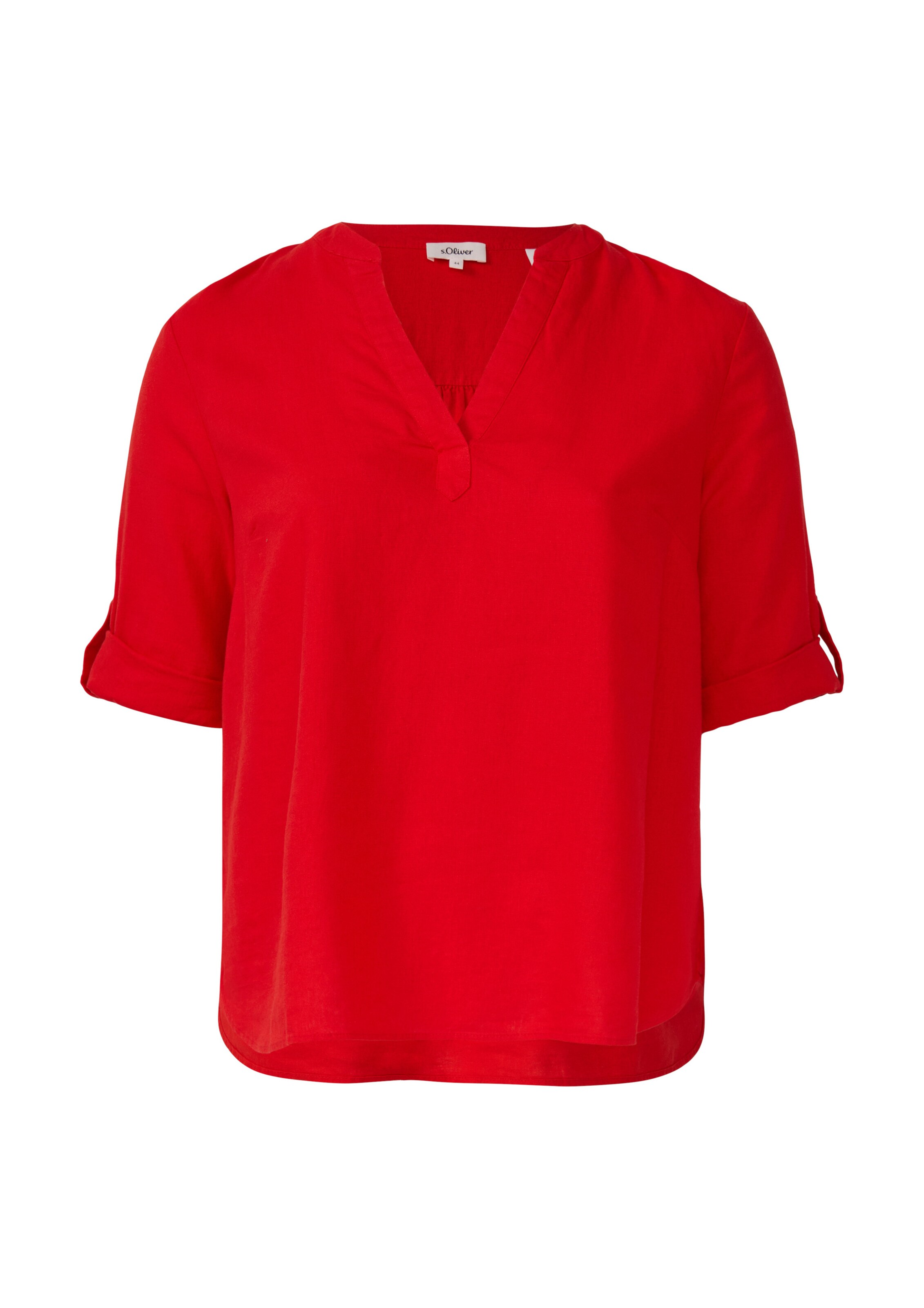 s.Oliver Red Label Plus Bluse in Rot: Vorderseite