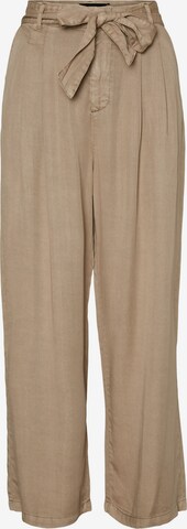 Pantalon à pince 'MIA' VERO MODA en marron : devant