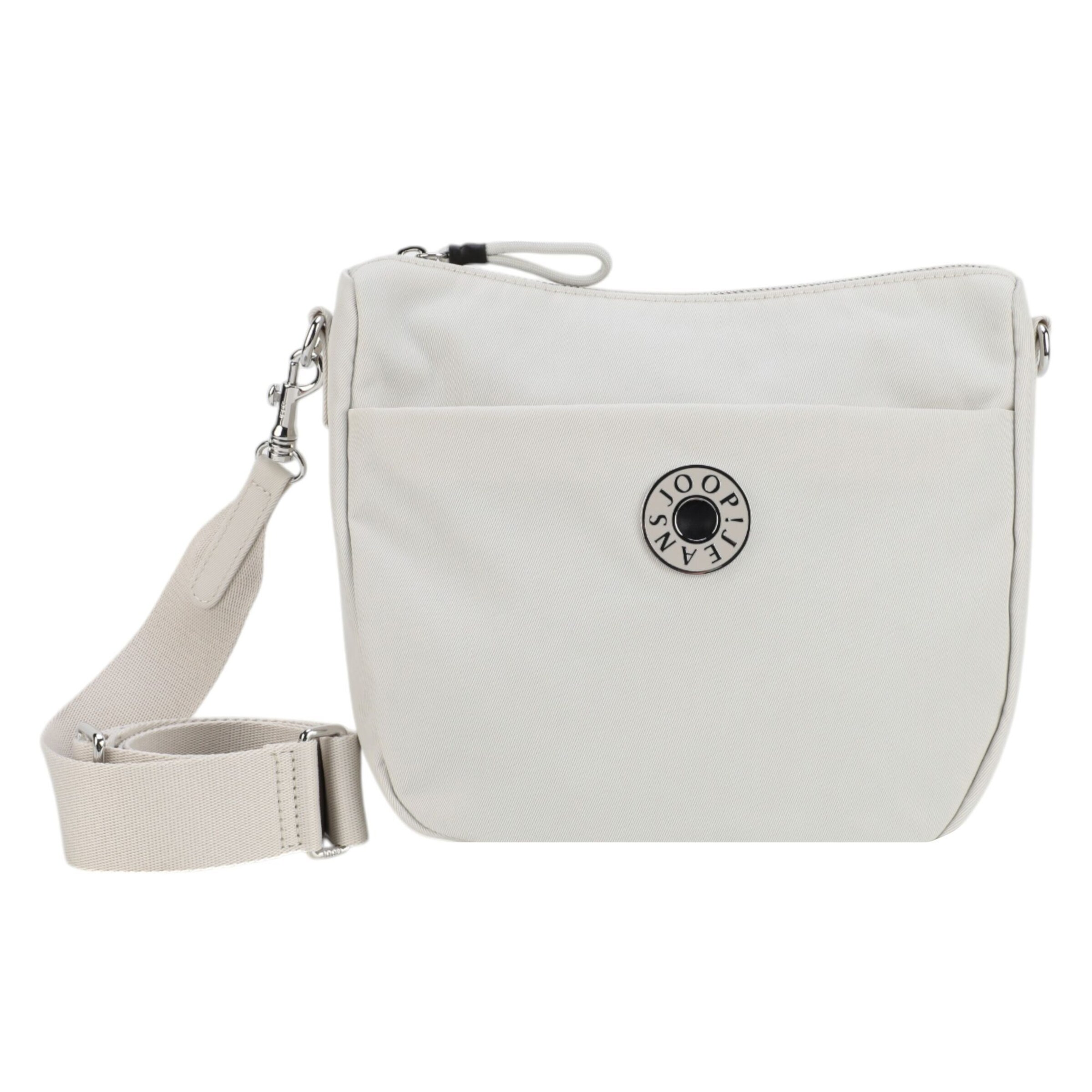 JOOP! Jeans - Mala de ombro 'Giocoso Delia' em cinzento: frente