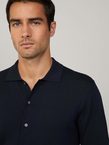 Hackett London Strickjacke 'Ess' in Blau