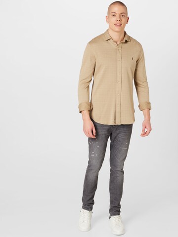 Polo Ralph Lauren Regular fit Button Up Shirt in Beige