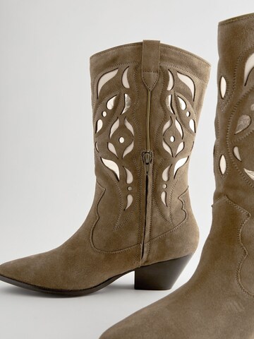 Next Cowboy boot in Green