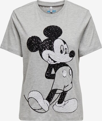 T-shirt 'MICKEY' ONLY en gris : devant