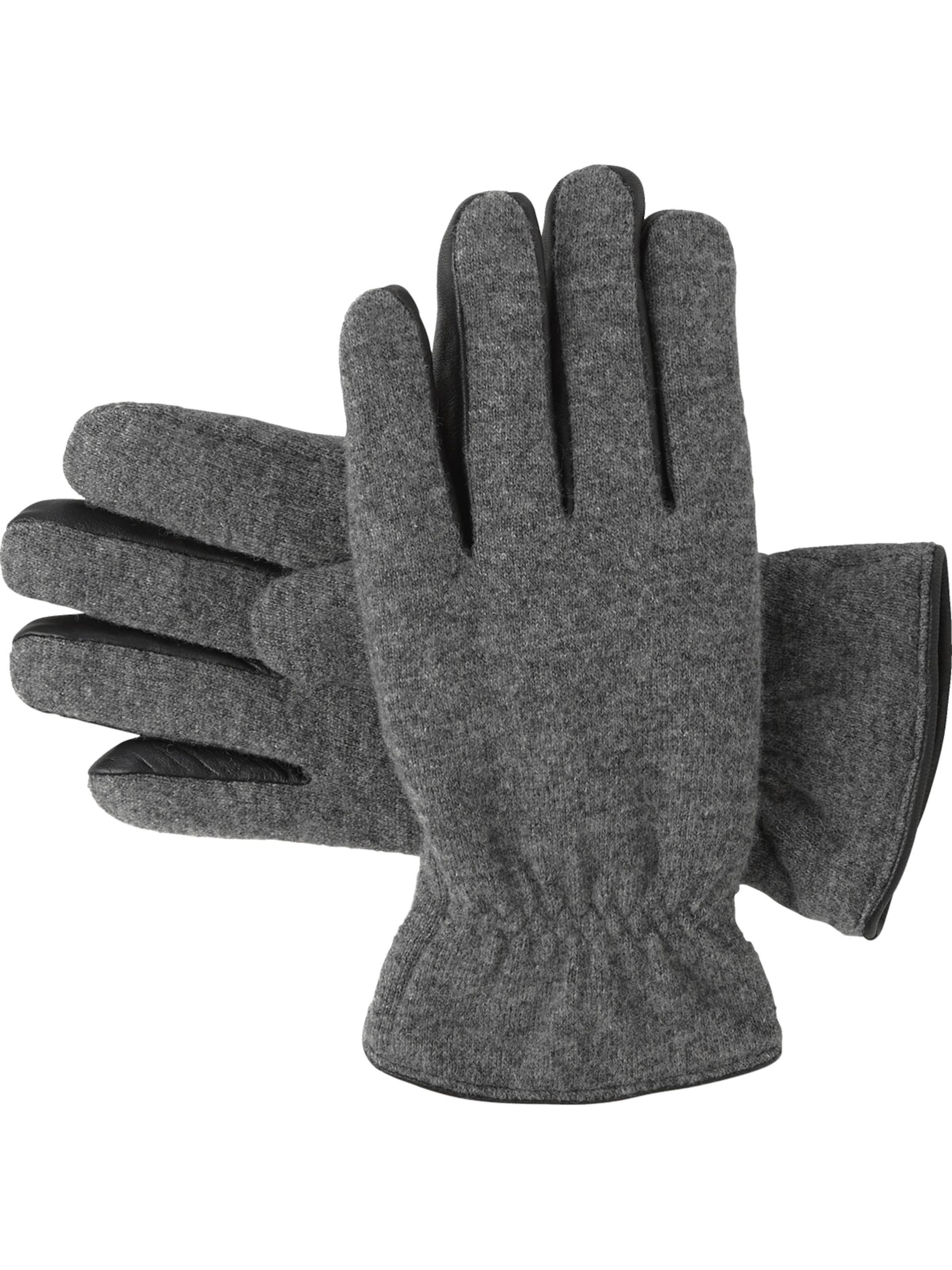 BABISTA Fingerhandschuhe 'Kenaro' in Grau: Vorderseite