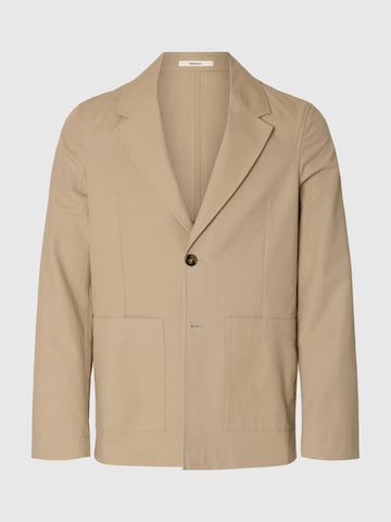 SELECTED Comfort fit Colbert in Grijs: voorkant