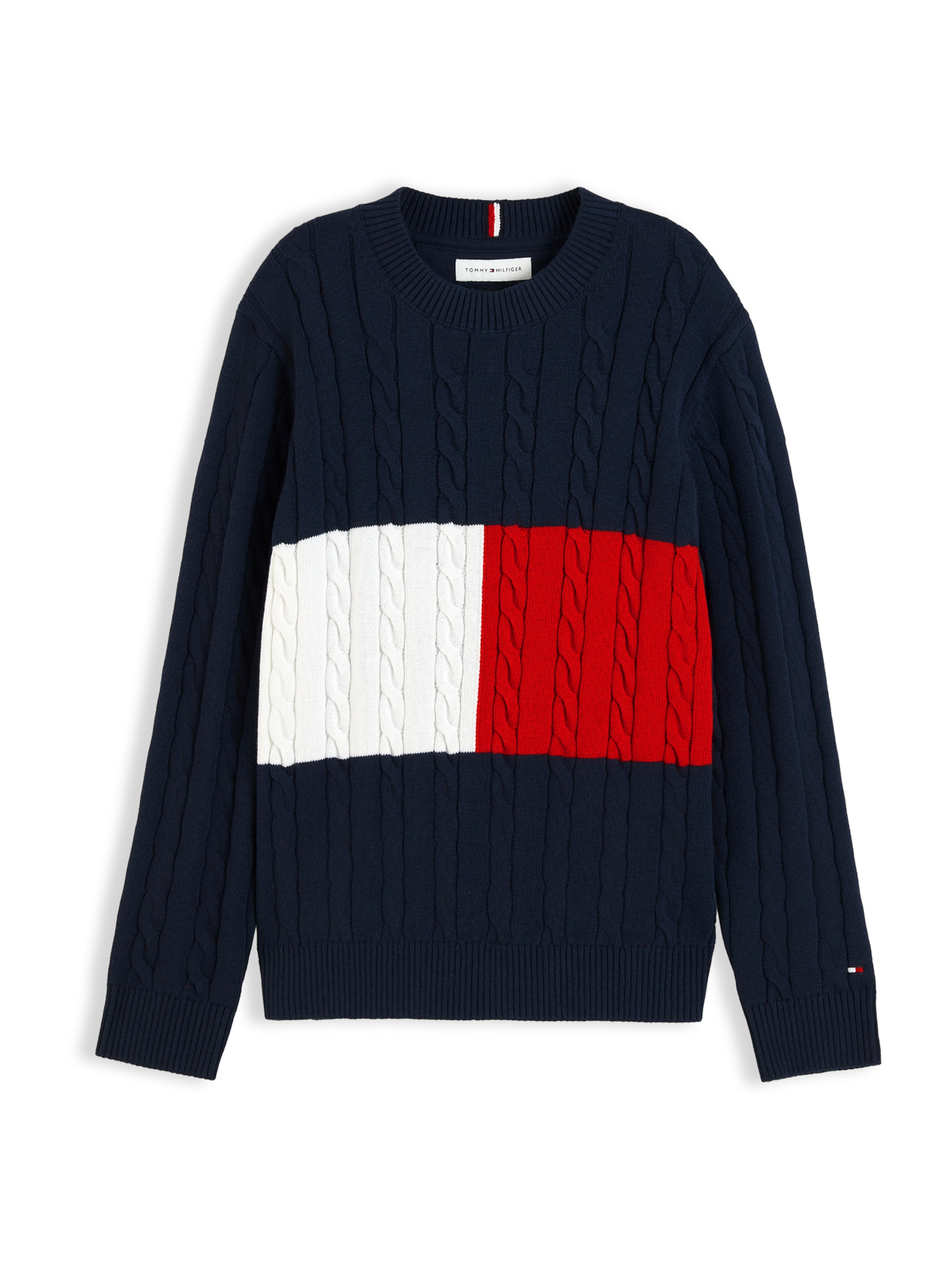 TOMMY HILFIGER Pullover 'Essential' in Blau: Vorderseite