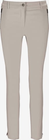 Skinny Pantalon MADELEINE en beige : devant