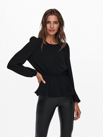 ONLY Блуза 'Mette' в черно: отпред
