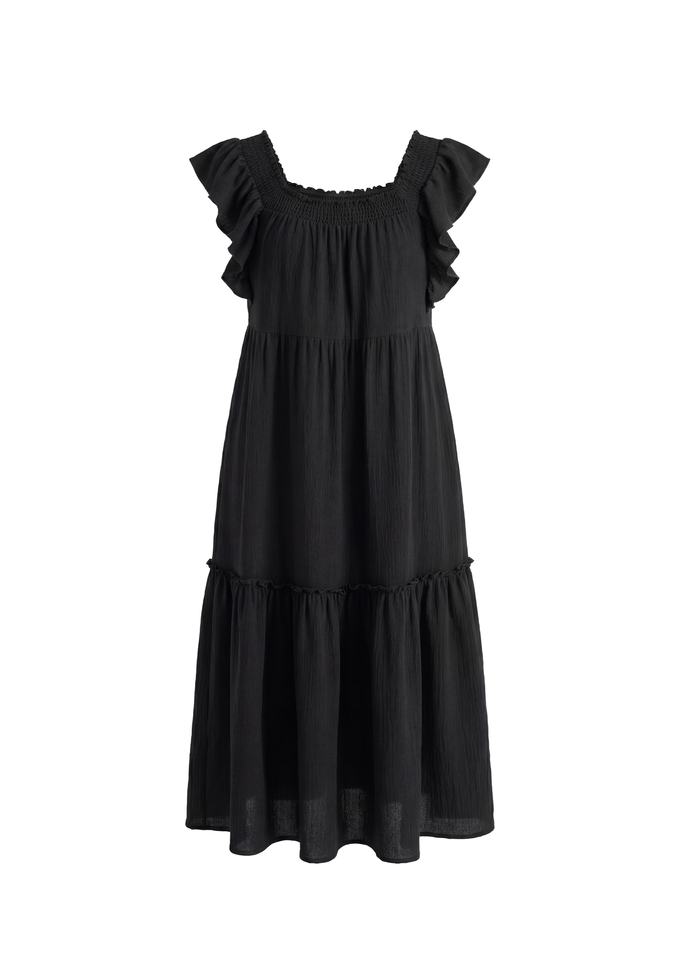 faina - Vestido de verão em preto: frente
