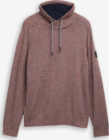 Pull-over TOM TAILOR en rouge : devant