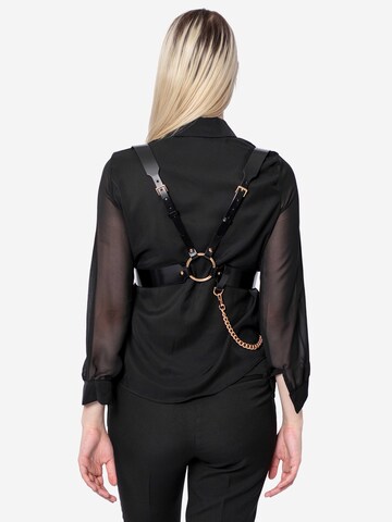 Haute Cuir Gürtel 'Tara Chain Harness'‌‌‌‌‌‌ in Schwarz