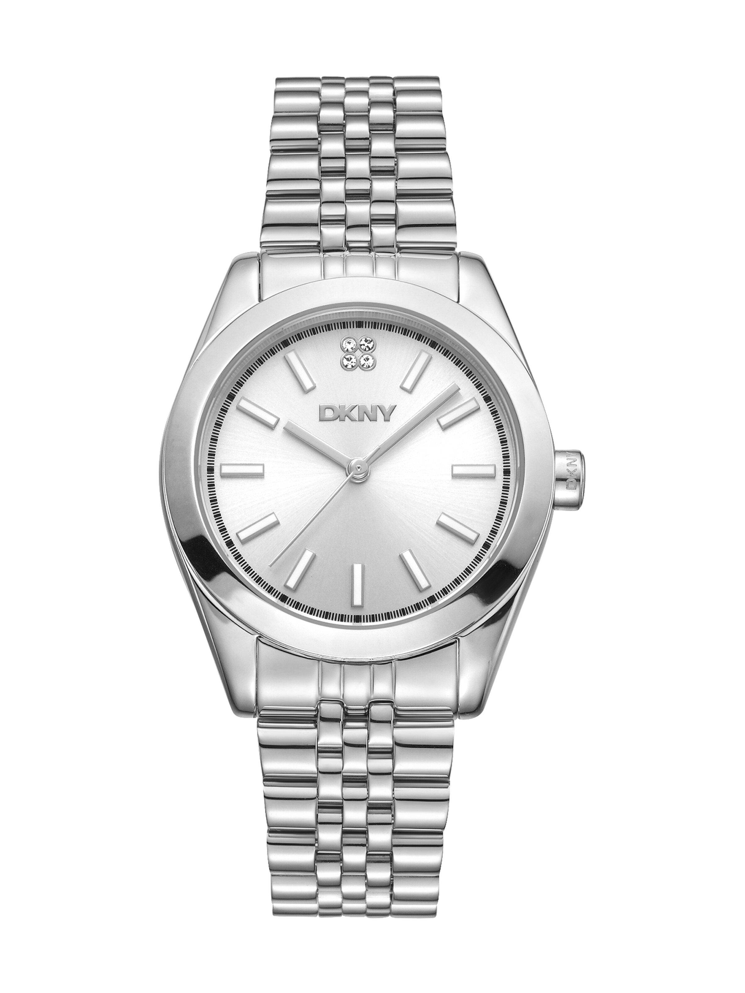 DKNY Analog watch 'Nolita Midi' in Silver: front
