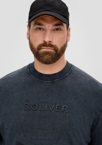 s.Oliver Men Big Sizes Sweatshirt in Grey