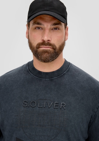 s.Oliver Men Big Sizes Sweatshirt in Grey